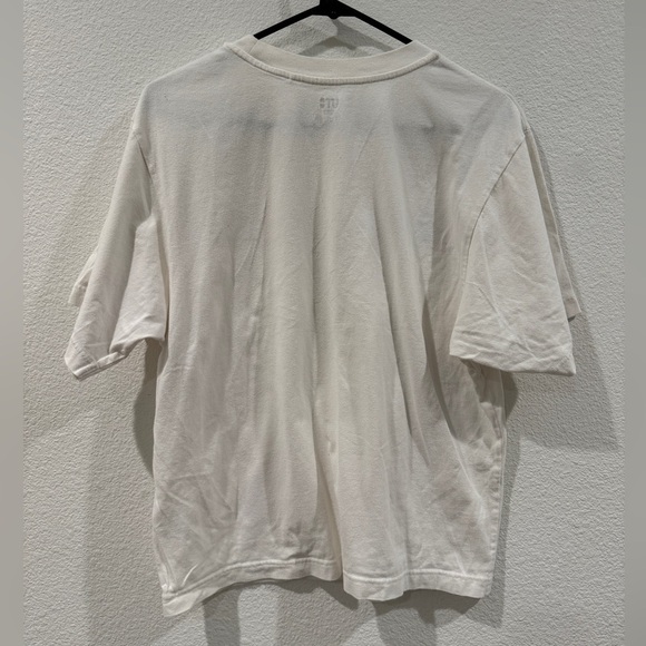 Uniqlo Billie Eilish X Takashi Murakami White Floral Spellout T Shirt Top XS - Picture 8 of 14